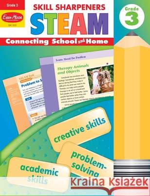 Skill Sharpeners: Steam, Grade 3 Workbook Evan-Moor Corporation 9781645140825 Evan-Moor Educational Publishers - książka