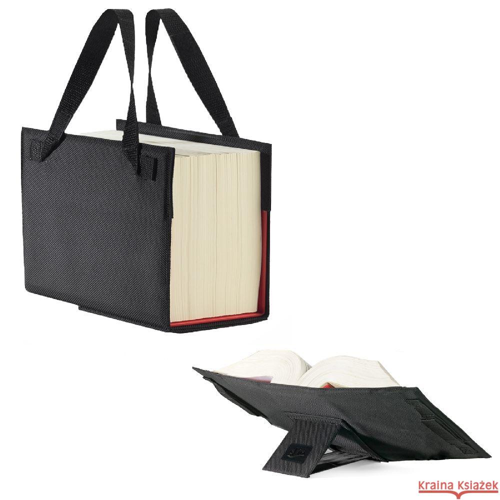 SKIN Einband LEXSKIN Gr. XL (Habersack) onyx-schwarz / mit ausklappbarer Buchstütze  4260106430781 Barth & Bauer - książka