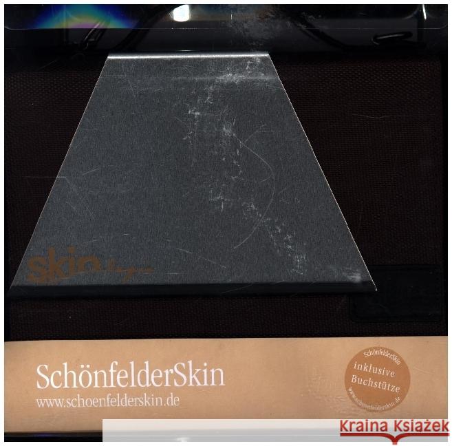 SKIN Tasche BASIC Gr. L (Habersack) kaffee-braun, mit Tragegurt & Buchstütze  4260106430200 Barth & Bauer - książka