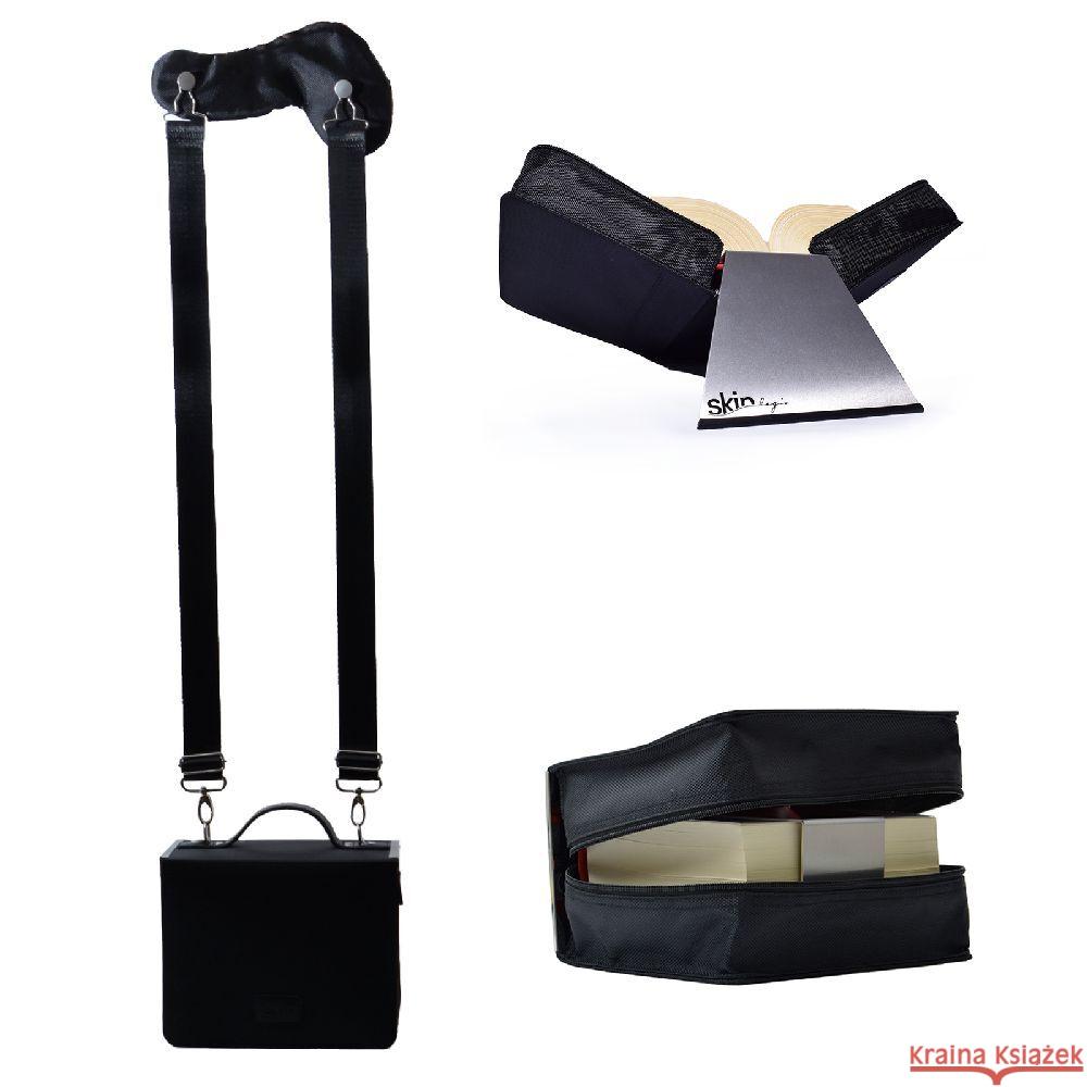 SKIN Tasche BASIC Gr. XL (Habersack) onyx-schwarz / mit Tragegurt & Buchstütze  4260106430774 Barth & Bauer - książka