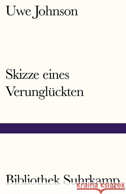 Skizze eines Verunglückten Johnson, Uwe 9783518240410 Suhrkamp - książka