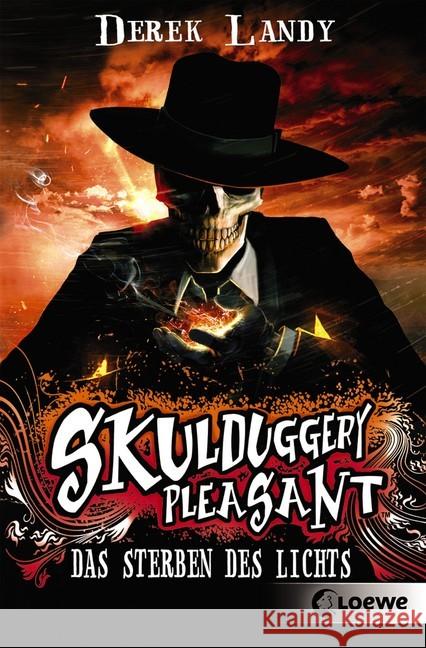Skulduggery Pleasant - Das Sterben des Lichts Landy, Derek 9783785587058 Loewe Verlag - książka