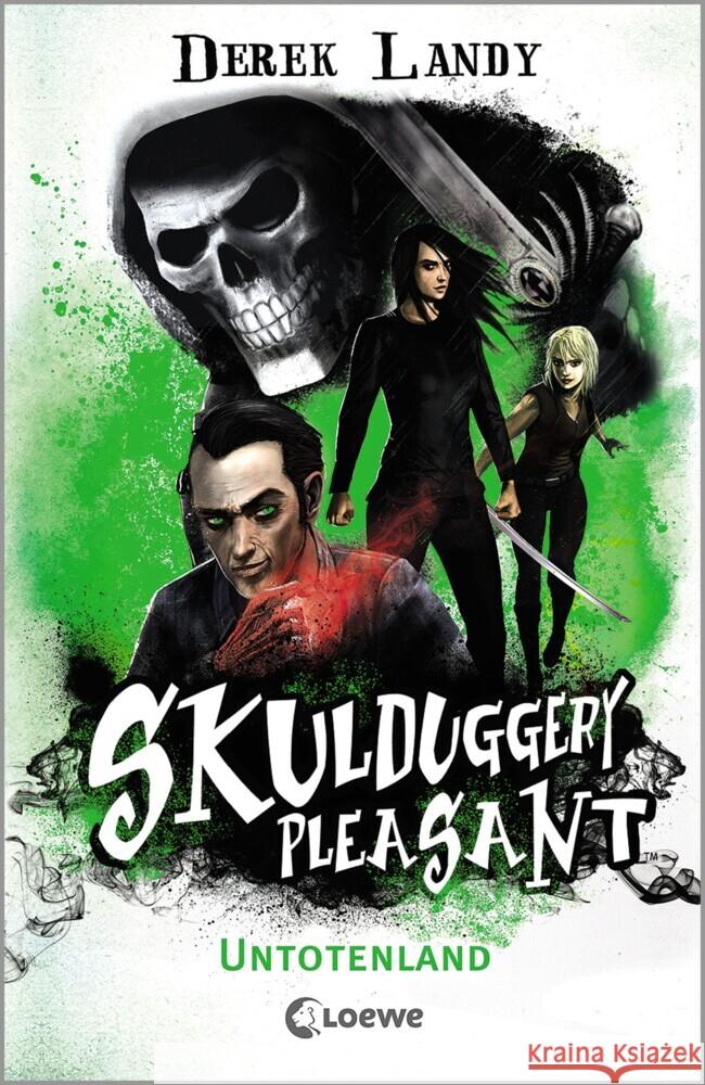 Skulduggery Pleasant (Band 13) - Untotenland Landy, Derek 9783743208339 Loewe - książka