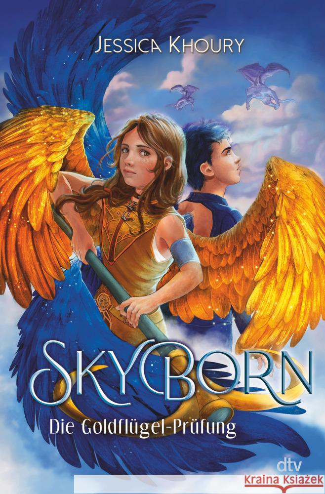 Skyborn - Die Goldflügel-Prüfung Khoury, Jessica 9783423764254 DTV - książka