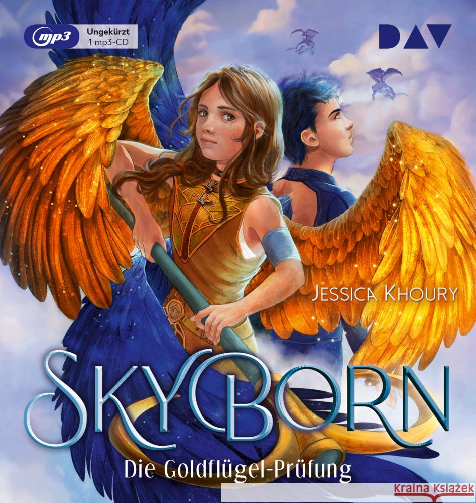 Skyborn - Teil 1: Die Goldflügel-Prüfung, 1 Audio-CD, 1 MP3 Khoury, Jessica 9783742427007 Der Audio Verlag, DAV - książka