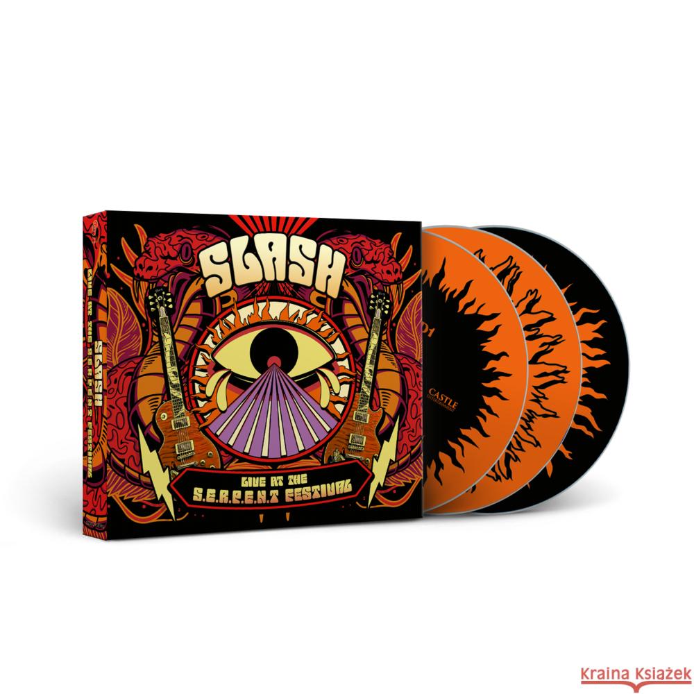 SLASH - Live at the S.E.R.P.E.N.T. Festival, 3 Audio-CDs Slash 4029759208808 EARmusic - książka