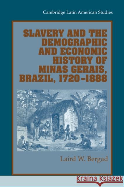 Slavery and the Demographic and Economic History of Minas Gerais, Brazil, 1720-1888 Laird Bergad 9780521652667 CAMBRIDGE UNIVERSITY PRESS - książka