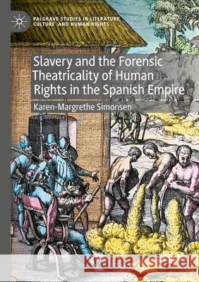 Slavery and the Forensic Theatricality of Human Rights in the Spanish Empire Karen-Margrethe Simonsen 9783031315336 Palgrave MacMillan - książka
