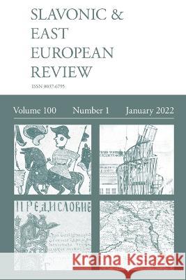 Slavonic & East European Review (100: 1) January 2022 Simon Dixon 9781839542404 Modern Humanities Research Association - książka