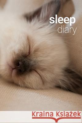 Sleep Diary Sleepy Siamese Kitten Notebooks, Golding 9781792002359 Independently Published - książka