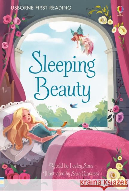 Sleeping Beauty Lesley Sims 9781409596837 Usborne Publishing - książka