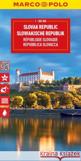 Slovak Republic Marco Polo Map Marco Polo 9783575017765 MAIRDUMONT GmbH & Co. KG - książka