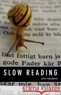 Slow Reading John Miedema 9780980200447 Litwin Books, LLC - książka