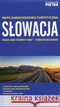 Słowacja 1:450 000 mapa samochodowa PIĘTKA  9788388611568 Piętka - książka