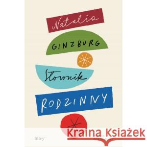 Słownik rodzinny Ginzburg Natalia 9788396060945 Filtry - książka