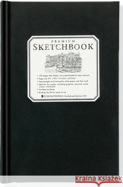 SM Premium Sketchbook  9781441310217 Peter Pauper Press Inc,US - książka