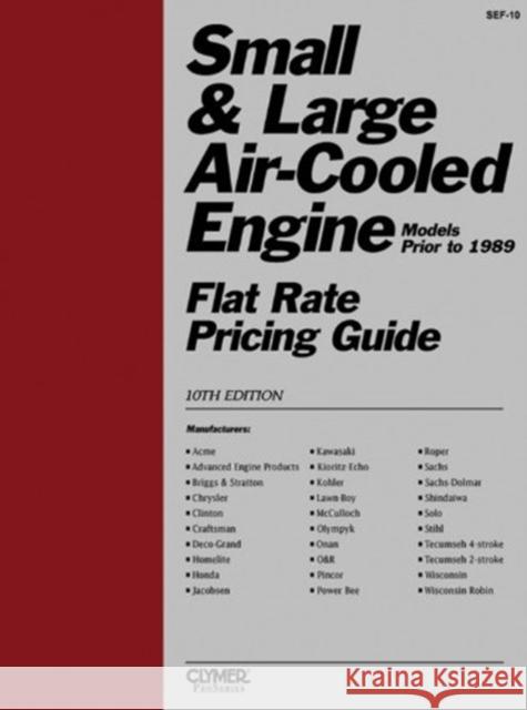 Small & Large Engine Flat Rate Intertec Publishing Corporation 9780872883277 Primedia Business Directories & Books - książka