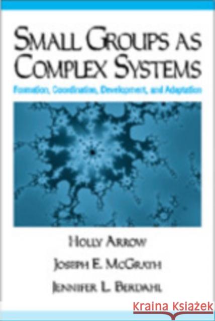 Small Groups as Complex Systems: Formation, Coordination, Development, and Adaptation Arrow, Holly 9780803972308 Sage Publications - książka
