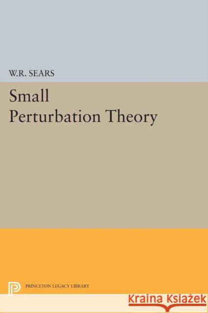 Small Perturbation Theory Sears, William Rees 9780691626024 John Wiley & Sons - książka