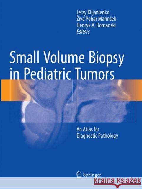 Small Volume Biopsy in Pediatric Tumors: An Atlas for Diagnostic Pathology Klijanienko, Jerzy 9783319869872 Springer - książka