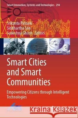 Smart Cities and Smart Communities  9789811911484 Springer Nature Singapore - książka