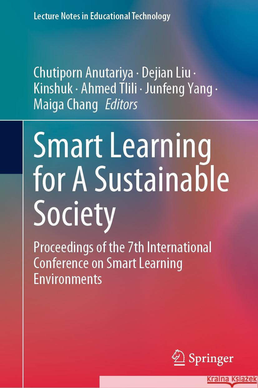 Smart Learning for A Sustainable Society  9789819959600 Springer Nature Singapore - książka