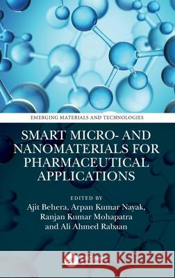 Smart Micro- and Nanomaterials for Pharmaceutical Applications  9781032742618 CRC Press - książka