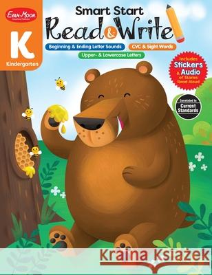 Smart Start: Read and Write, Kindergarten Workbook Evan-Moor Corporation 9781629389820 Evan-Moor Educational Publishers - książka