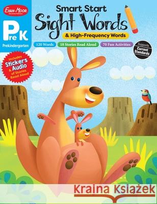 Smart Start: Sight Words & High-Frequency Words, Prek Workbook Evan-Moor Corporation 9781645140863 Evan-Moor Educational Publishers - książka