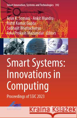 Smart Systems: Innovations in Computing  9789819736928 Springer - książka