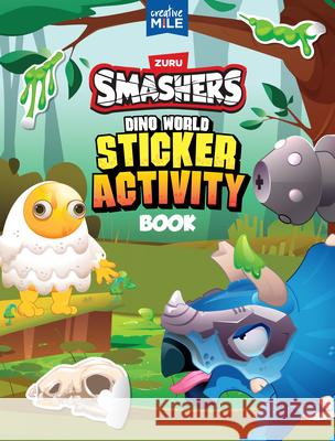 Smashers Dino World Sticker Activity Book Creative Mile 9781923286740 Five Mile Us - książka