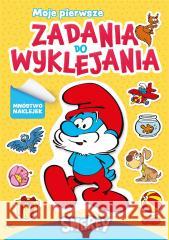 Smerfy. Moje pierwsze zadania do wyklejania praca zbiorowa 9788327671493 Harperkids - książka