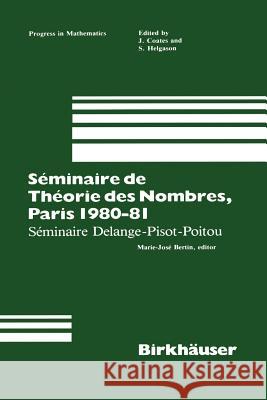 Séminaire de Théorie Des Nombres, Paris 1987-88 Goldstein, Catherine 9781461257905 Birkhauser - książka