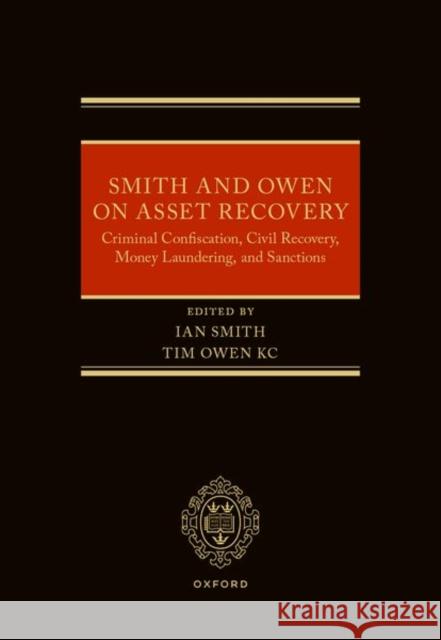 Smith and Owen on Asset Recovery  9780198930648 OUP OXFORD - książka