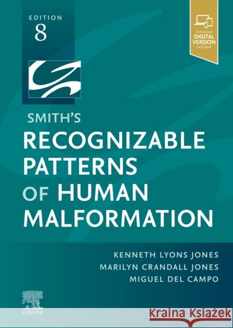 Smith's Recognizable Patterns of Human Malformation Kenneth Lyons Jones Marilyn Crandall Jones Miguel de 9780323638821 Elsevier - Health Sciences Division - książka