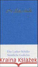 Sämtliche Gedichte Lasker-Schüler, Else   9783633541966 Suhrkamp - książka