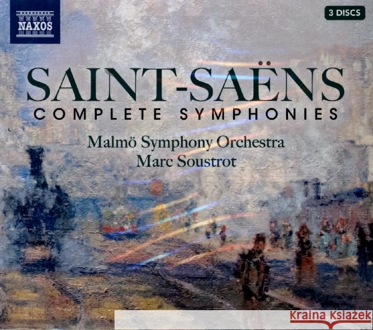 Sämtliche Sinfonien, 3 Audio-CD Saint-Saëns, Camille 0747313330133 Naxos - książka