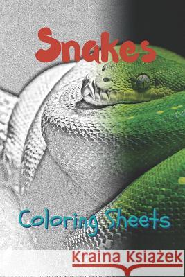 Snake Coloring Sheets: 30 Snake Drawings, Coloring Sheets Adults Relaxation, Coloring Book for Kids, for Girls, Volume 12 Julian Smith 9781797630717 Independently Published - książka