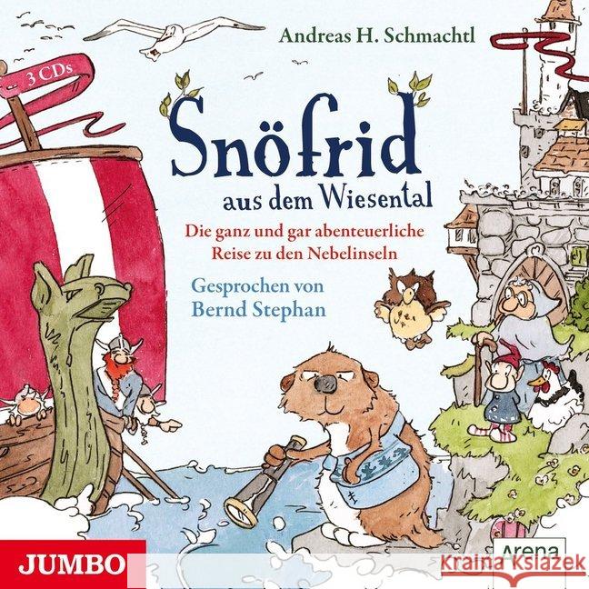 Snöfrid aus dem Wiesental - Die ganz und gar unglaubliche Reise zu den Nebelinseln, 3 Audio-CDs : Lesung Schmachtl, Andreas H. 9783833736186 Jumbo Neue Medien - książka