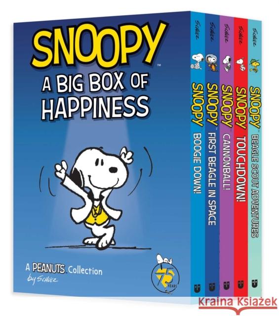 Snoopy: A Big Box of Happiness Charles M. Schulz 9798881605940 Andrews McMeel Publishing - książka