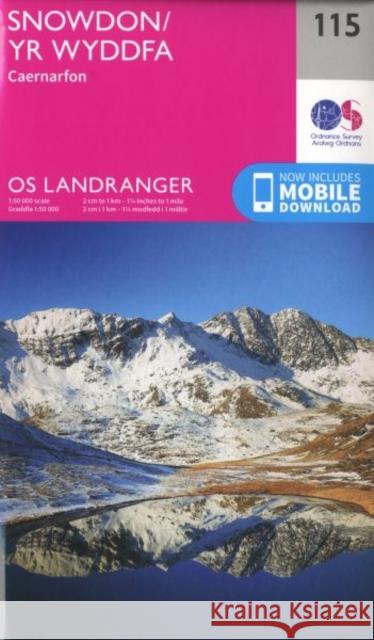 Snowdon & Caernarfon Ordnance Survey 9780319262139 Ordnance Survey - książka