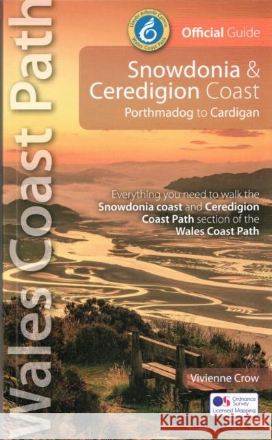 Snowdonia and Ceredigion Coast Path Guide: Porthmadog to Cardigan Vivienne Crow 9781914589034 Pesda Press - książka