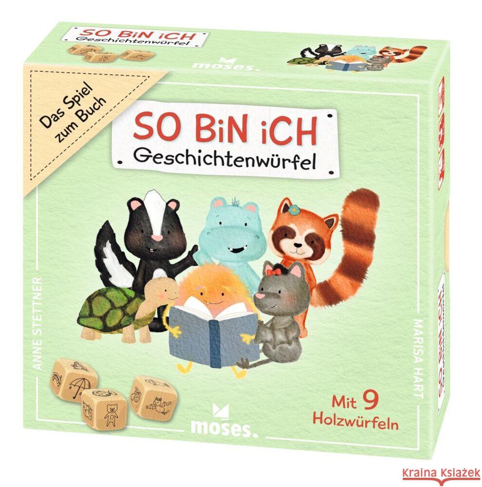 So bin ich Geschichtenwürfel Hart, Marisa 4033477906052 moses. Verlag - książka