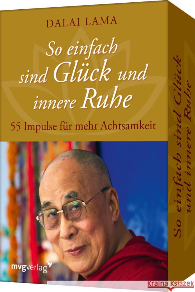 So einfach sind Glück und innere Ruhe Lama, Dalai 9783747403846 mvg Verlag - książka