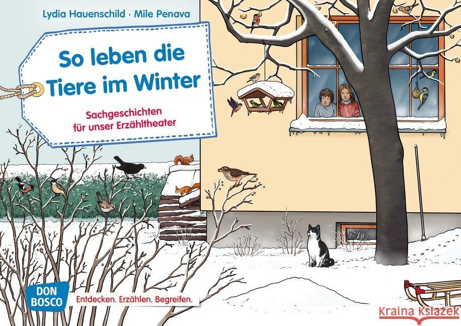 So leben die Tiere im Winter. Kamishibai Bildkartenset : Entdecken - Erzählen - Begreifen: Sachgeschichten Hauenschild, Lydia 4260179515231 Don Bosco Medien - książka