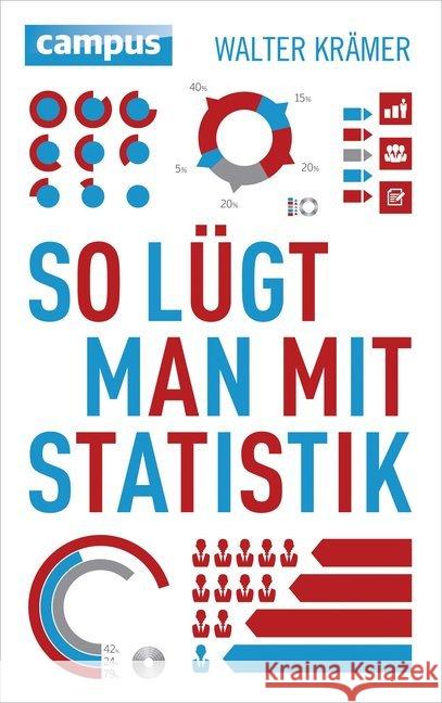 So lügt man mit Statistik Krämer, Walter 9783593504599 Campus Verlag - książka