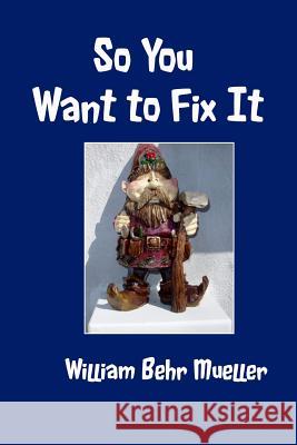 So You Want to Fix It William Behr Mueller 9781461090847 Createspace Independent Publishing Platform - książka