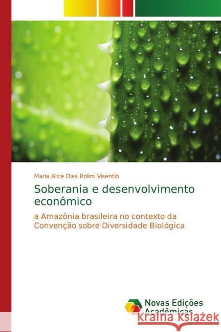 Soberania e desenvolvimento econômico : a Amazônia brasileira no contexto da Convenção sobre Diversidade Biológica Dias Rolim Visentin, Maria Alice 9786139755851 Novas Edicioes Academicas - książka