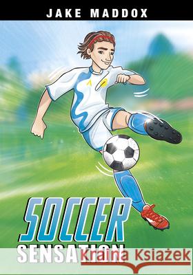 Soccer Sensation Jake Maddox Peter Mavrikis 9781496599193 Stone Arch Books - książka