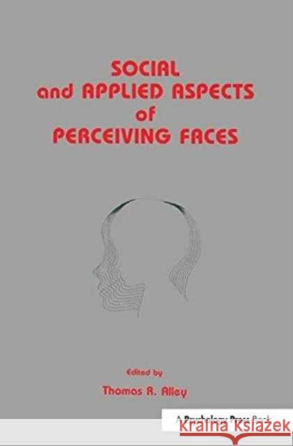 Social and Applied Aspects of Perceiving Faces  9781138996182 Taylor and Francis - książka